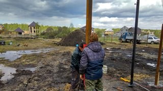 Заказать монтаж винтовых свай в Кингисепп - цена под ключ с доставкой от 1890 шт