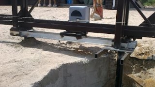 Купить сваи для ворот в Кингисепп. Заказать ворота на сваях под ключ от 22044 руб